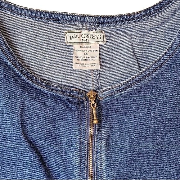 Extra-large Denim Mini-Dress - Picture 3 of 3